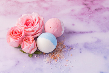 Sanitary care products color bath ball