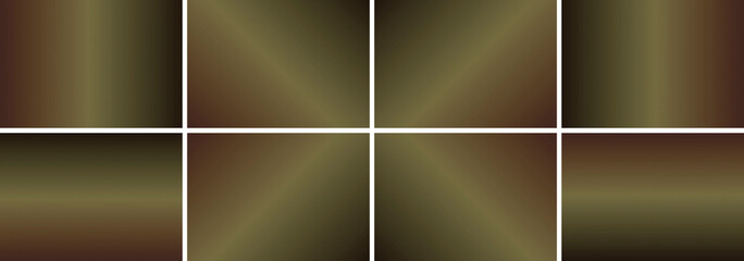 Gradient. Collection of abstract fabric backgrounds with space for design. Artistic background for design. Combination of black, mustard, brown colors