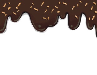melt chocolate with nut