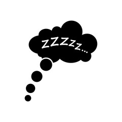 Zzz icon vector. Sleeping illustration sign. relax symbol or logo.