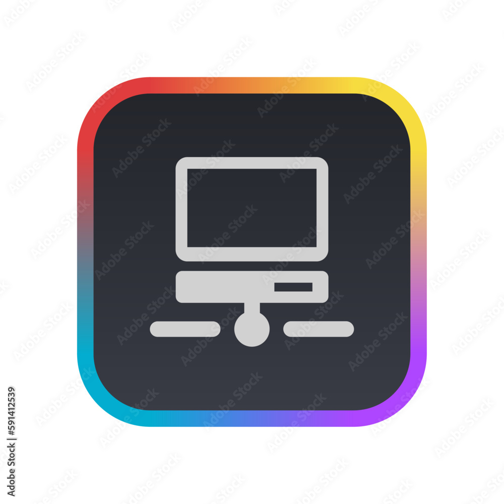 Canvas Prints remote pc - pictogram (icon)