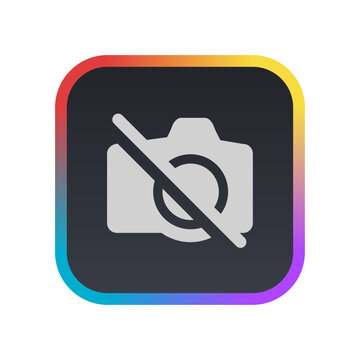 No Camera - Pictogram (icon) 