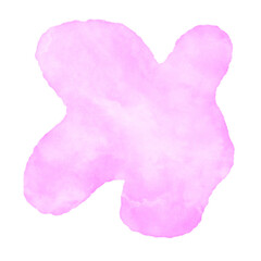 Pink Watercolour Abstract Shapes