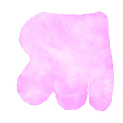 Pink Watercolour Abstract Shapes