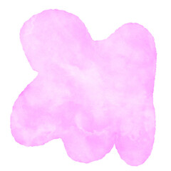 Pink Watercolour Abstract Shapes