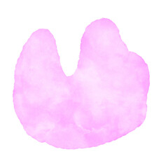 Pink Watercolour Abstract Shapes