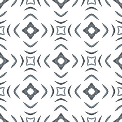 Chevron watercolor pattern. Black and white