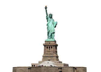 Statue of liberty / Transparent background