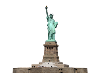 Statue of liberty / Transparent background