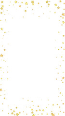 Magic stars vector overlay.  Gold stars scattered