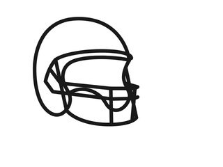 Vector soccer helmet for different inserts on the site 