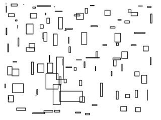 Abstraction background with cubes