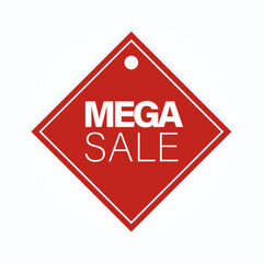 sign on a white background