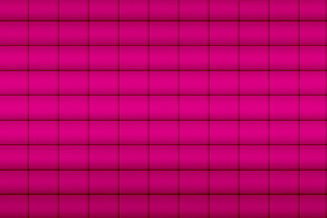 Pink gridline squares as wall decoration background