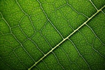 Fototapeta na wymiar abstract background macro image structure of green leaf plant. Generative AI