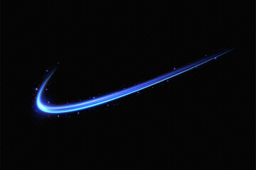 
Abstract light speed motion effect. Blue spiral glow effect. Magic shiny line.