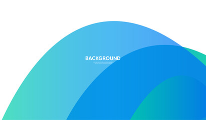 Abstract blue background with waves, Banner