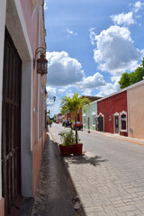 street in the old town country of Valladolid