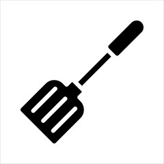 kitchen utensils icon, Outline spatula vector icon. Spatula illustration for web, mobile apps, design, vector illustration on white background