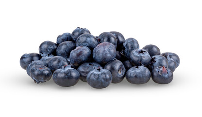 Blueberry isolated on transparent png.