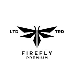 Firefly abstract logo icon design illustration