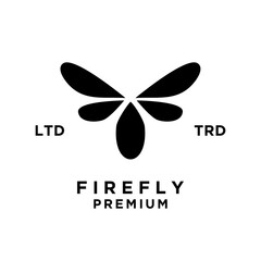 Firefly abstract logo icon design illustration