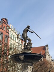 Obraz premium statue of neptune