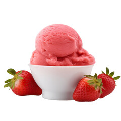 strawberry rhubarb frozen yogurt