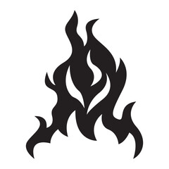 Fire flame Y2K flames set