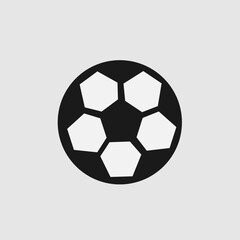 Naklejka premium Soccer ball vector icon eps 10. Football symbol.