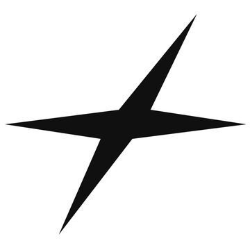 Futuristic Y2K star
