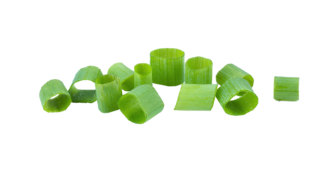 green onion isolated on transparent png