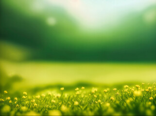 Obraz premium beautiful natural landscape with bokeh in Background.