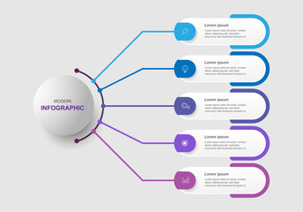 Infographic vector element