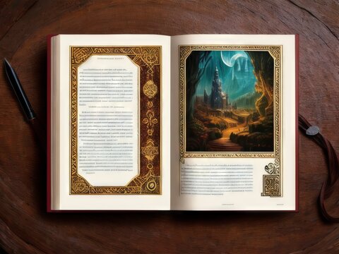 a fairy tale magical book 