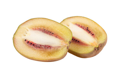 red kiwi isolated on transparent png