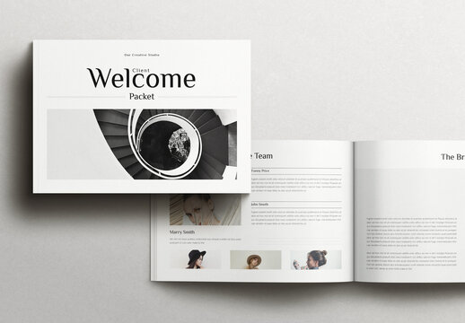 Welcome Packet Template Landscape