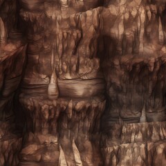 High-quality, tileable image of a rugged, natural cave wall. Perfect for use in game design, architecture, and other projects. Get tileable building materials for your next creation! 