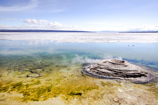 Dans le parc de Yellowstone