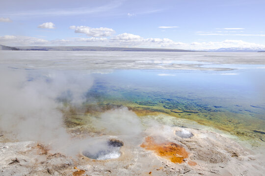 Dans le parc de Yellowstone