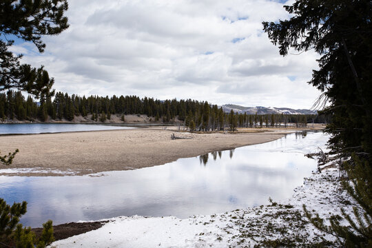 Dans le parc de Yellowstone