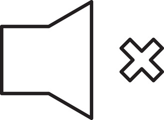 Sound icon mute