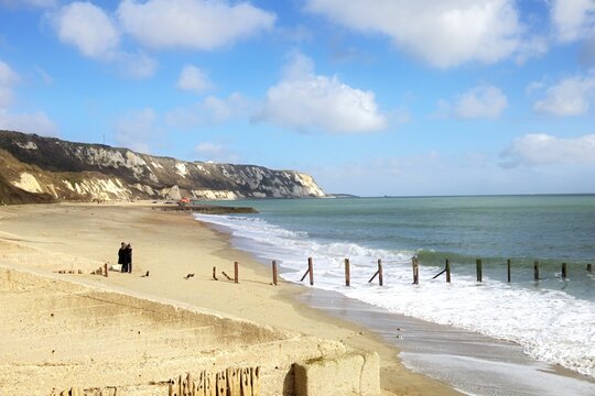 Folkestone Warren Beach Scene kent