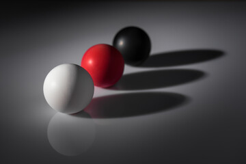 spheres on white background