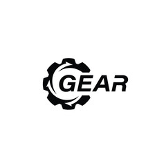 gear logo design template vector