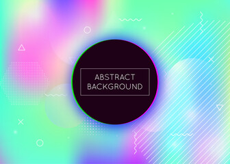 Rainbow Shape. Violet Magic Pattern. Hologram Texture. Soft Vector. Space Halftone Magazine. Hipster Background. Motion Flyer. Summer Dots. Purple Rainbow Shape