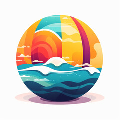 Beach Ball Illustration