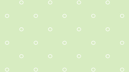 Green background with white circles 