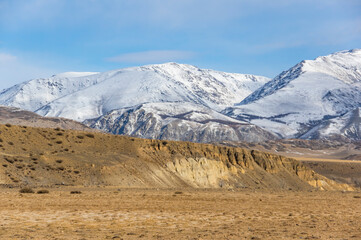 Fototapeta premium View of Altay mountains in the autumn