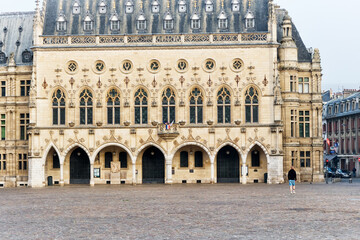 Town Hall and its Belfry in Arras in France
